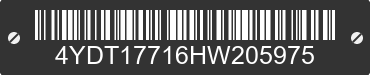 2017 KEYSTONE Keystone 4YDT17716HW205975 VIN decoded