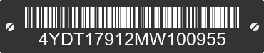 2021 KEYSTONE Keystone 4YDT17912MW100955 VIN decoded