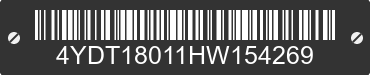 2017 KEYSTONE Keystone 4YDT18011HW154269 VIN decoded