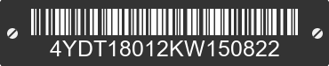 2019 KEYSTONE Keystone 4YDT18012KW150822 VIN decoded