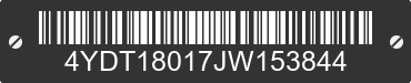 2018 KEYSTONE Keystone 4YDT18017JW153844 VIN decoded