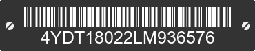 2020 KEYSTONE Keystone 4YDT18022LM936576 VIN decoded