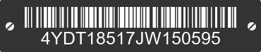 2018 KEYSTONE Keystone 4YDT18517JW150595 VIN decoded