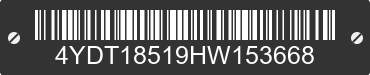 2017 KEYSTONE Keystone 4YDT18519HW153668 VIN decoded