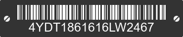 2001 KEYSTONE Keystone 4YDT1861616LW2467 VIN decoded