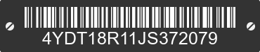 2018 KEYSTONE Keystone 4YDT18R11JS372079 VIN decoded