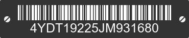 2018 KEYSTONE Keystone 4YDT19225JM931680 VIN decoded