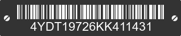 2019 KEYSTONE Keystone 4YDT19726KK411431 VIN decoded