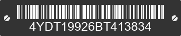 2011 KEYSTONE Keystone 4YDT19926BT413834 VIN decoded