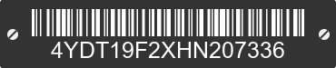 2017 KEYSTONE Keystone 4YDT19F2XHN207336 VIN decoded
