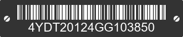 2016 KEYSTONE Keystone 4YDT20124GG103850 VIN decoded