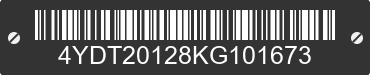 2019 KEYSTONE Keystone 4YDT20128KG101673 VIN decoded