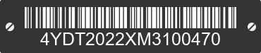 2021 KEYSTONE Keystone 4YDT2022XM3100470 VIN decoded