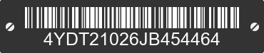 2018 KEYSTONE Keystone 4YDT21026JB454464 VIN decoded