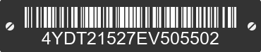 2014 KEYSTONE Keystone 4YDT21527EV505502 VIN decoded