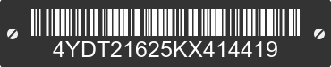 2019 KEYSTONE Keystone 4YDT21625KX414419 VIN decoded
