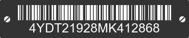 2021 KEYSTONE Keystone 4YDT21928MK412868 VIN decoded