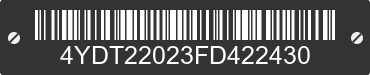 2015 KEYSTONE Keystone 4YDT22023FD422430 VIN decoded