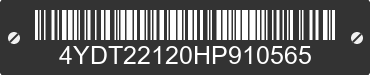 2017 KEYSTONE Keystone 4YDT22120HP910565 VIN decoded