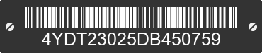 2013 KEYSTONE Keystone 4YDT23025DB450759 VIN decoded