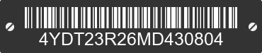 2021 KEYSTONE Keystone 4YDT23R26MD430804 VIN decoded