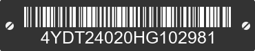 2017 KEYSTONE Keystone 4YDT24020HG102981 VIN decoded