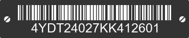 2019 KEYSTONE Keystone 4YDT24027KK412601 VIN decoded