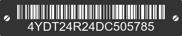 2013 KEYSTONE Keystone 4YDT24R24DC505785 VIN decoded