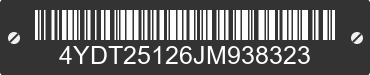 2018 KEYSTONE Keystone 4YDT25126JM938323 VIN decoded