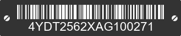 2010 KEYSTONE Keystone 4YDT2562XAG100271 VIN decoded