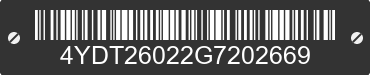 2016 KEYSTONE Keystone 4YDT26022G7202669 VIN decoded