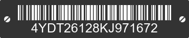 2019 KEYSTONE Keystone 4YDT26128KJ971672 VIN decoded