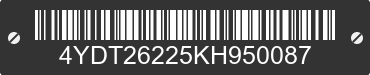 2019 KEYSTONE Keystone 4YDT26225KH950087 VIN decoded