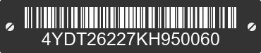 2019 KEYSTONE Keystone 4YDT26227KH950060 VIN decoded