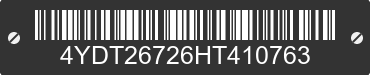 2017 KEYSTONE Keystone 4YDT26726HT410763 VIN decoded