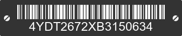 2011 KEYSTONE Keystone 4YDT2672XB3150634 VIN decoded