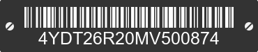 2021 KEYSTONE Keystone 4YDT26R20MV500874 VIN decoded