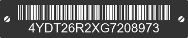 2016 KEYSTONE Keystone 4YDT26R2XG7208973 VIN decoded