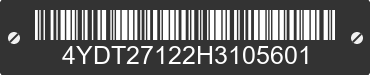 2017 KEYSTONE Keystone 4YDT27122H3105601 VIN decoded