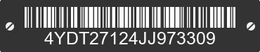 2018 KEYSTONE Keystone 4YDT27124JJ973309 VIN decoded