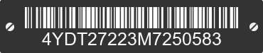 2021 KEYSTONE Keystone 4YDT27223M7250583 VIN decoded