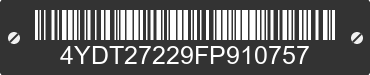 2015 KEYSTONE Keystone 4YDT27229FP910757 VIN decoded