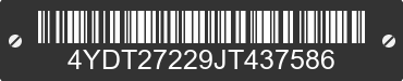 2018 KEYSTONE Keystone 4YDT27229JT437586 VIN decoded