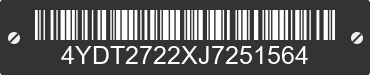 2018 KEYSTONE Keystone 4YDT2722XJ7251564 VIN decoded
