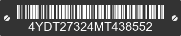 2021 KEYSTONE Keystone 4YDT27324MT438552 VIN decoded