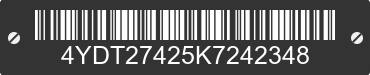2019 KEYSTONE Keystone 4YDT27425K7242348 VIN decoded