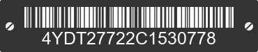 2012 KEYSTONE Keystone 4YDT27722C1530778 VIN decoded