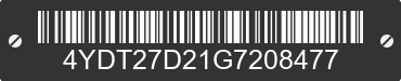 2016 KEYSTONE Keystone 4YDT27D21G7208477 VIN decoded