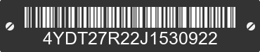 2018 KEYSTONE Keystone 4YDT27R22J1530922 VIN decoded