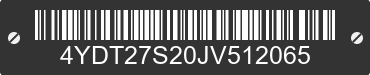 2018 KEYSTONE Keystone 4YDT27S20JV512065 VIN decoded